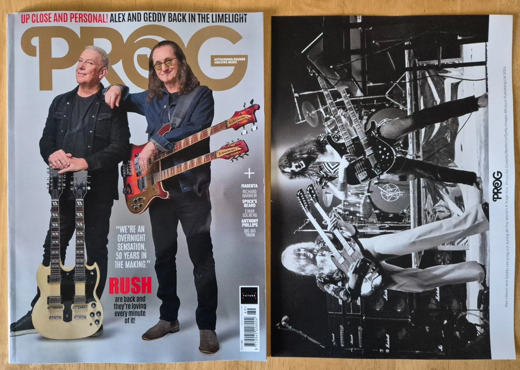 Prog Magazine (UK) - April 2026 (169) - Rush - Includes Alex & Geddy Art Card
