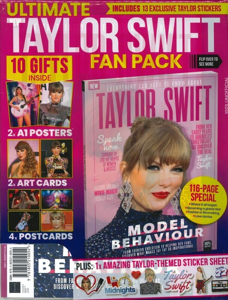 TAYLOR SWIFT ULTIMATE FANPACK (MAGAZINE, STICKERS, POSTERS, ART CARDS, POSTCARDS