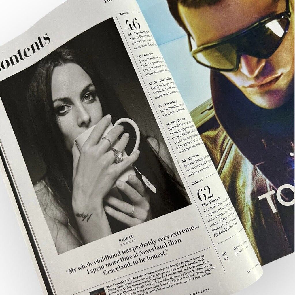 VANITY FAIR MAGAZINE - SEPTEMBER 2023 - RILEY KEOUGH (COVER) Elvis Presley