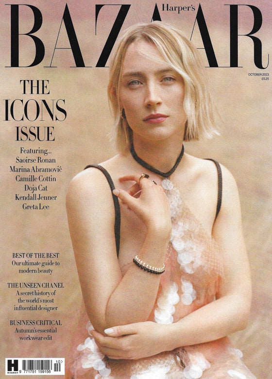 British Harper's Bazaar (UK) Magazine October 2023 - Icons - Saoirse Ronan Cover