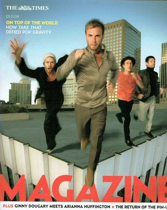 TIMES Magazine 01/11/08 TAKE THAT Gary Barlow