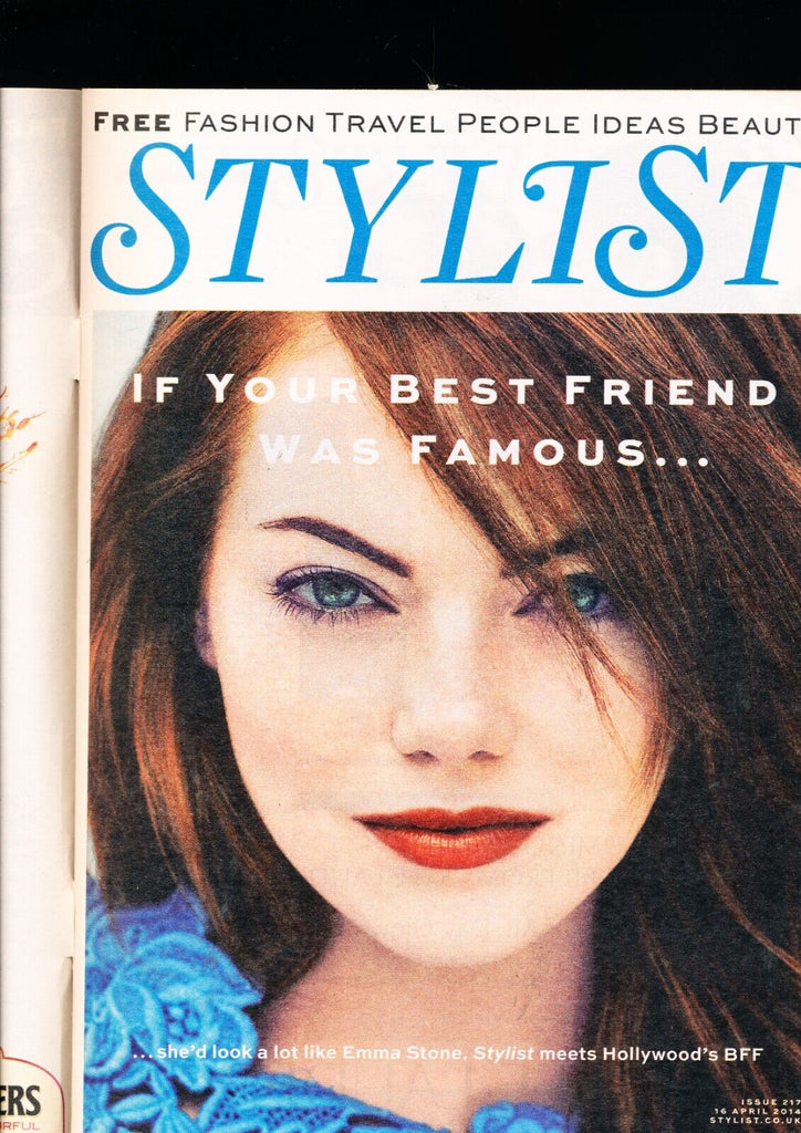 Stylist Magazine April 16 2014 Emma Stone Georgia May Jagger Andrew Garfield