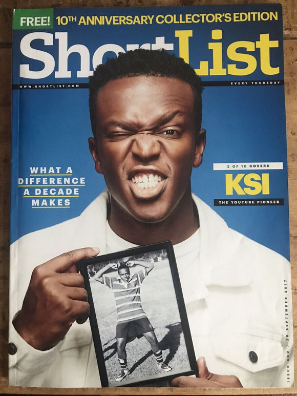 UK Shortlist Magazine 10th Anniversary Issue - KSI Cover 2 of 10