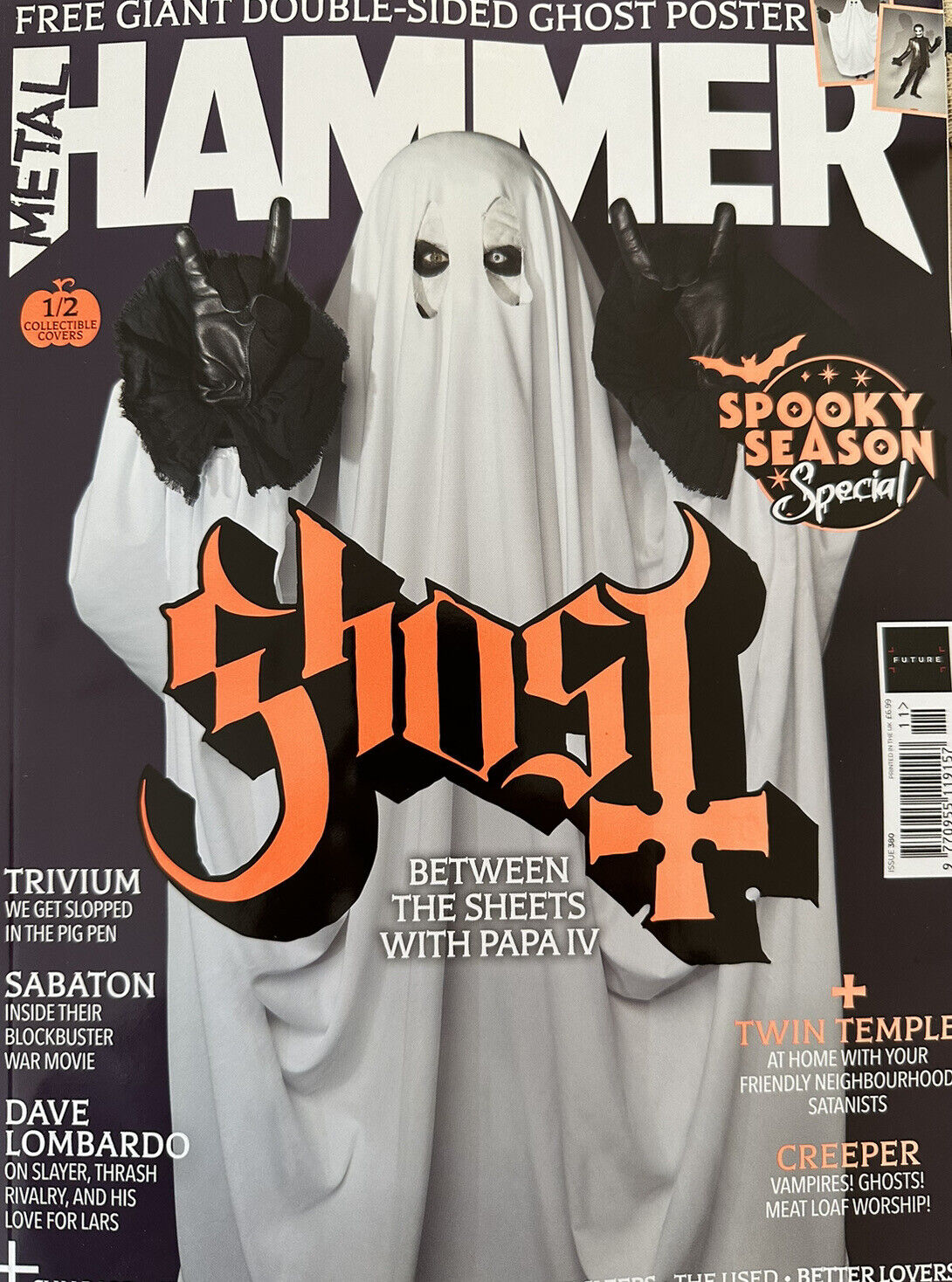 Metal Hammer UK Magazine November 2023 Issue 380 Ghost + Poster Cover (Cover #1)