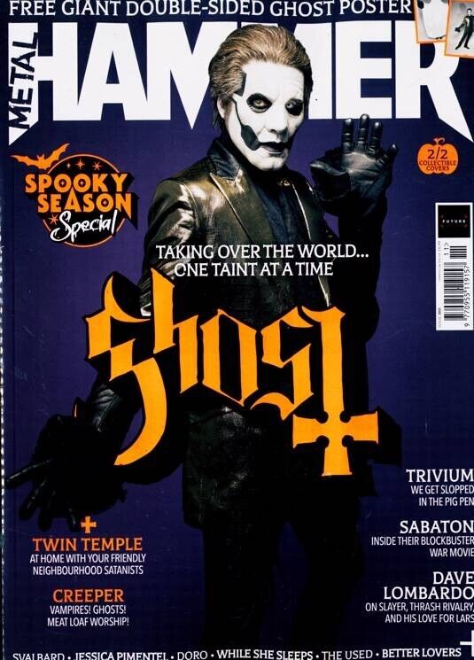 Metal Hammer UK Magazine November 2023 Issue 380 Ghost + Poster Cover #2