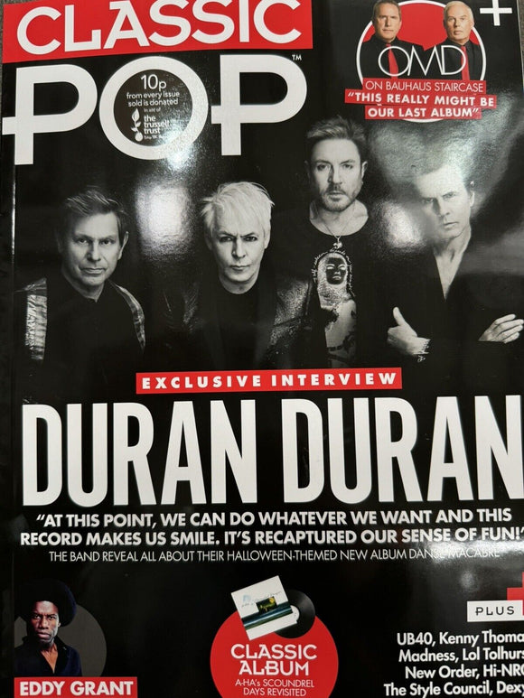 Classic Pop magazine Nov/Dec 2023 EXCLUSIVE INTERVIEW DURAN DURAN
