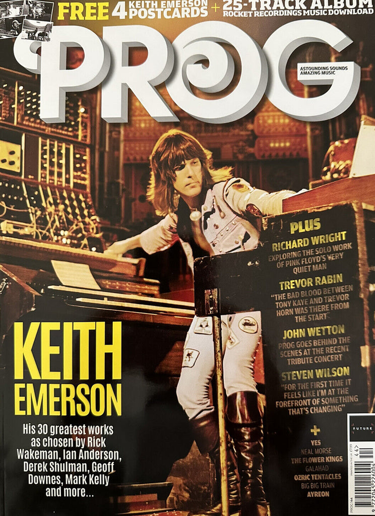 Prog Magazine Issue 144 November 2023 Keith Emerson + Postcards NEW
