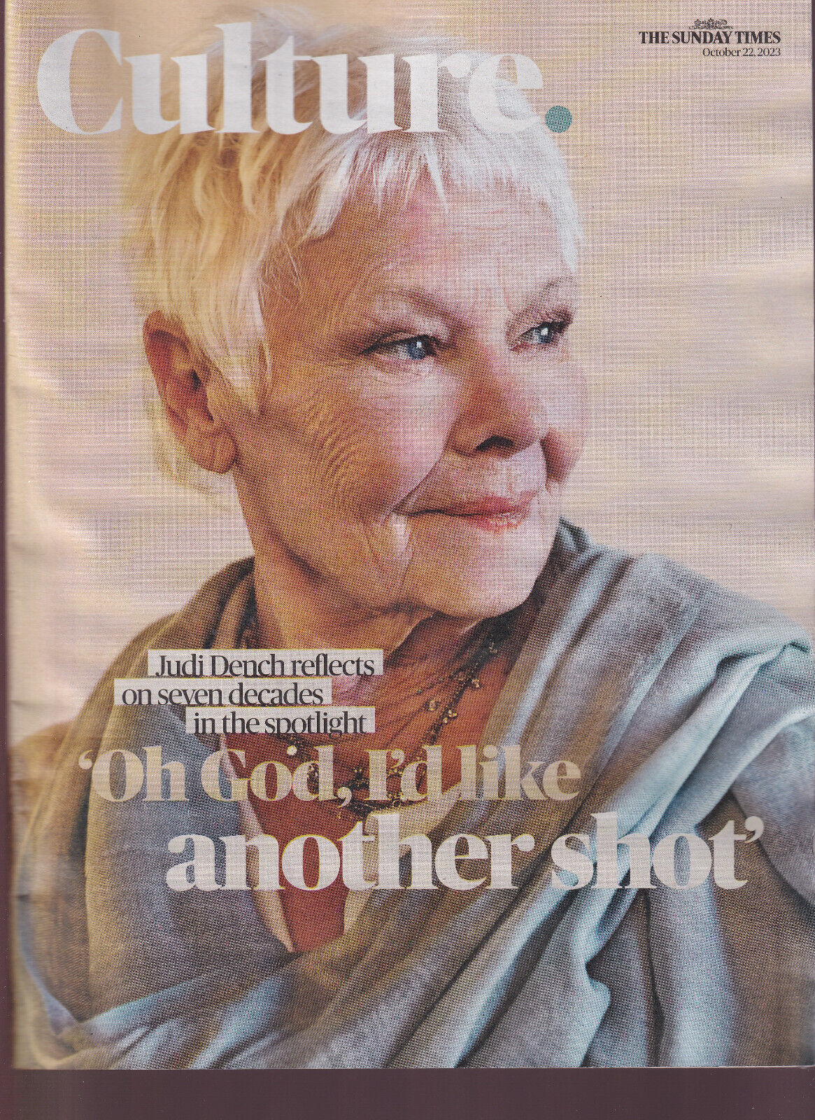 CULTURE MAGAZINE 22 Ocober 2023 JUDI DENCH Cover YourCelebrityMagazines culture-magazine-22-ocober-2023-judi-dench-cover-yourcelebritymagazines