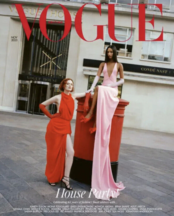 VOGUE UK Magazine Karen Elson November 2023 Cover #1