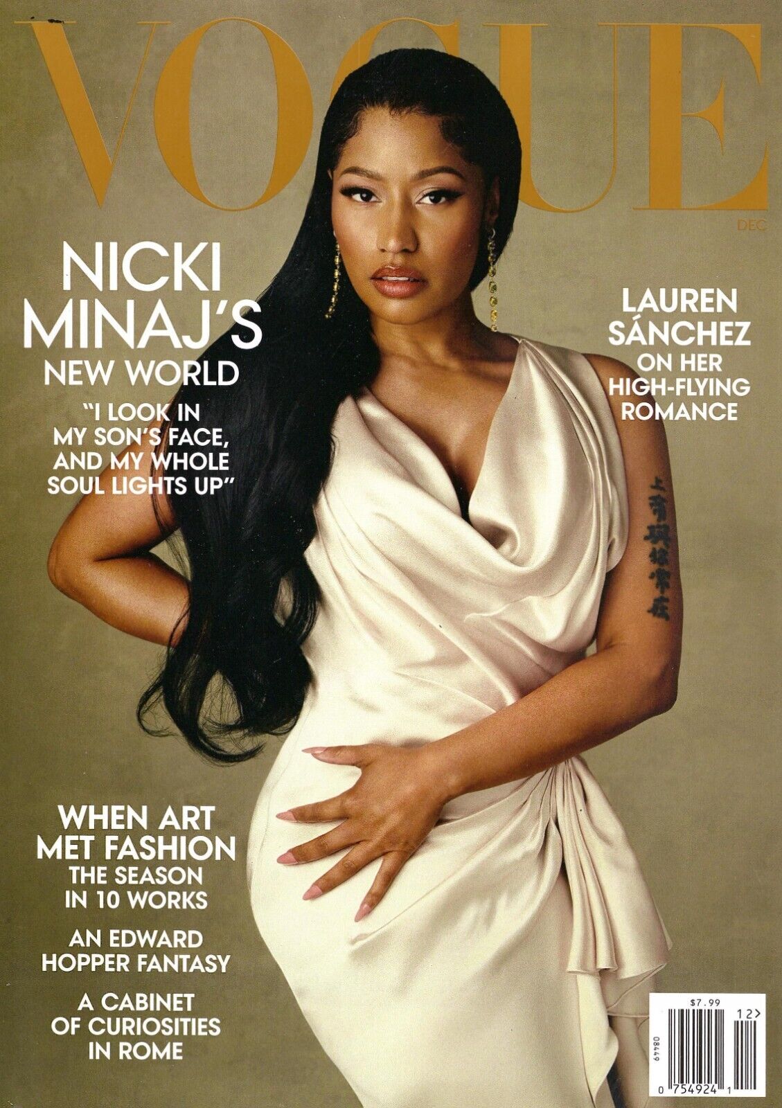 VOGUE MAGAZINE - DECEMBER 2023 - NICKI MINAJ’S NEW WORLD (COVER