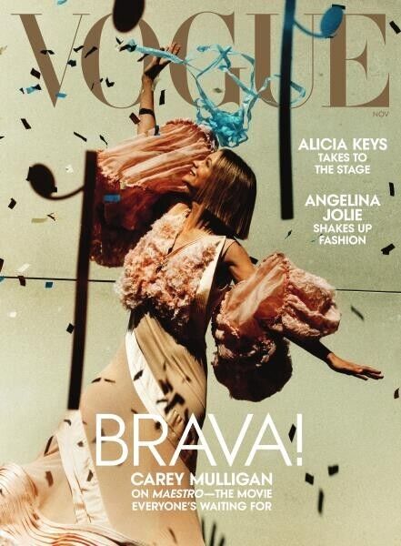 Vogue Magazine USA November 2023 - Carey Mulligan Angelina Jolie