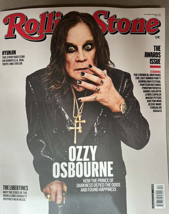 ROLLING STONE Magazine December 2023 - Ozzy Osbourne Black Sabbath