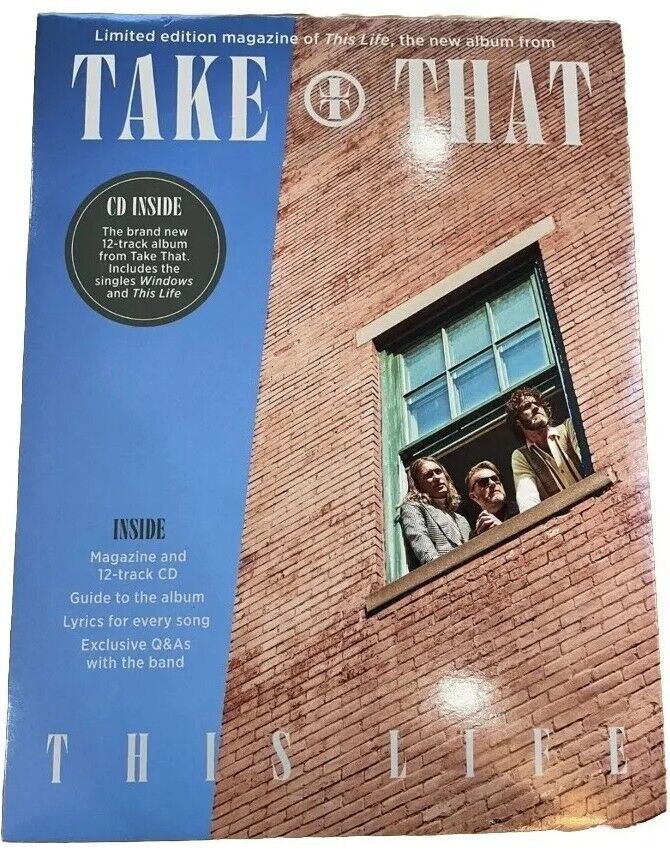 Take That - This Life LIMITED EDITION Magazine, CD, Lyrics. EXCLUSIVE MAGAZINE