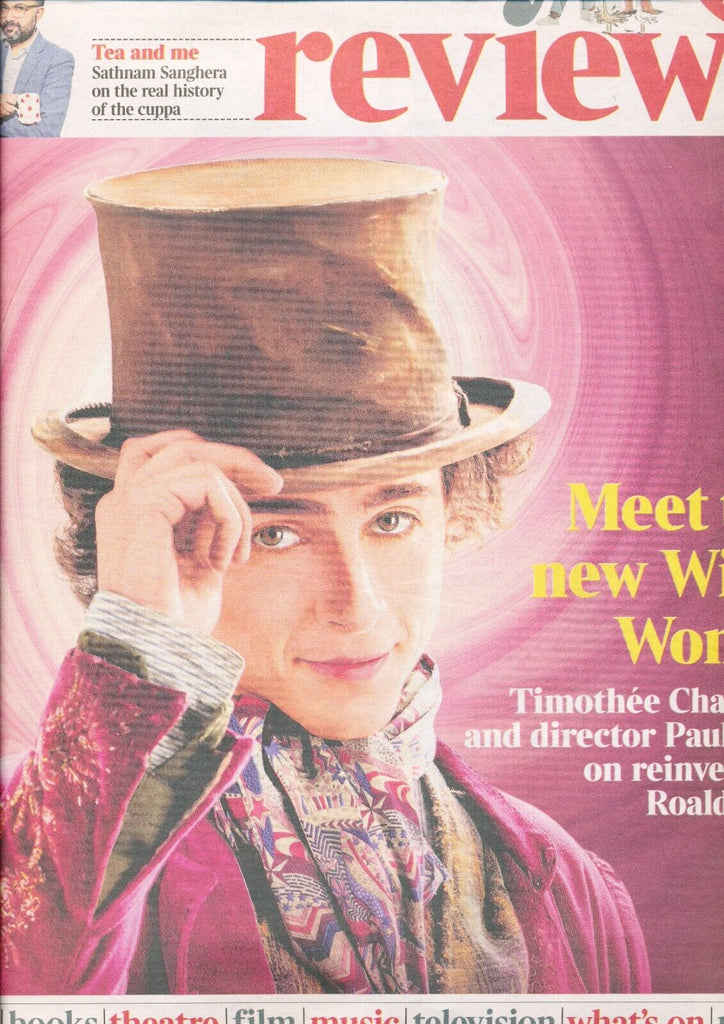 The Times Saturday Review December 2 2023 Timothee Chalamet Wonka Interview