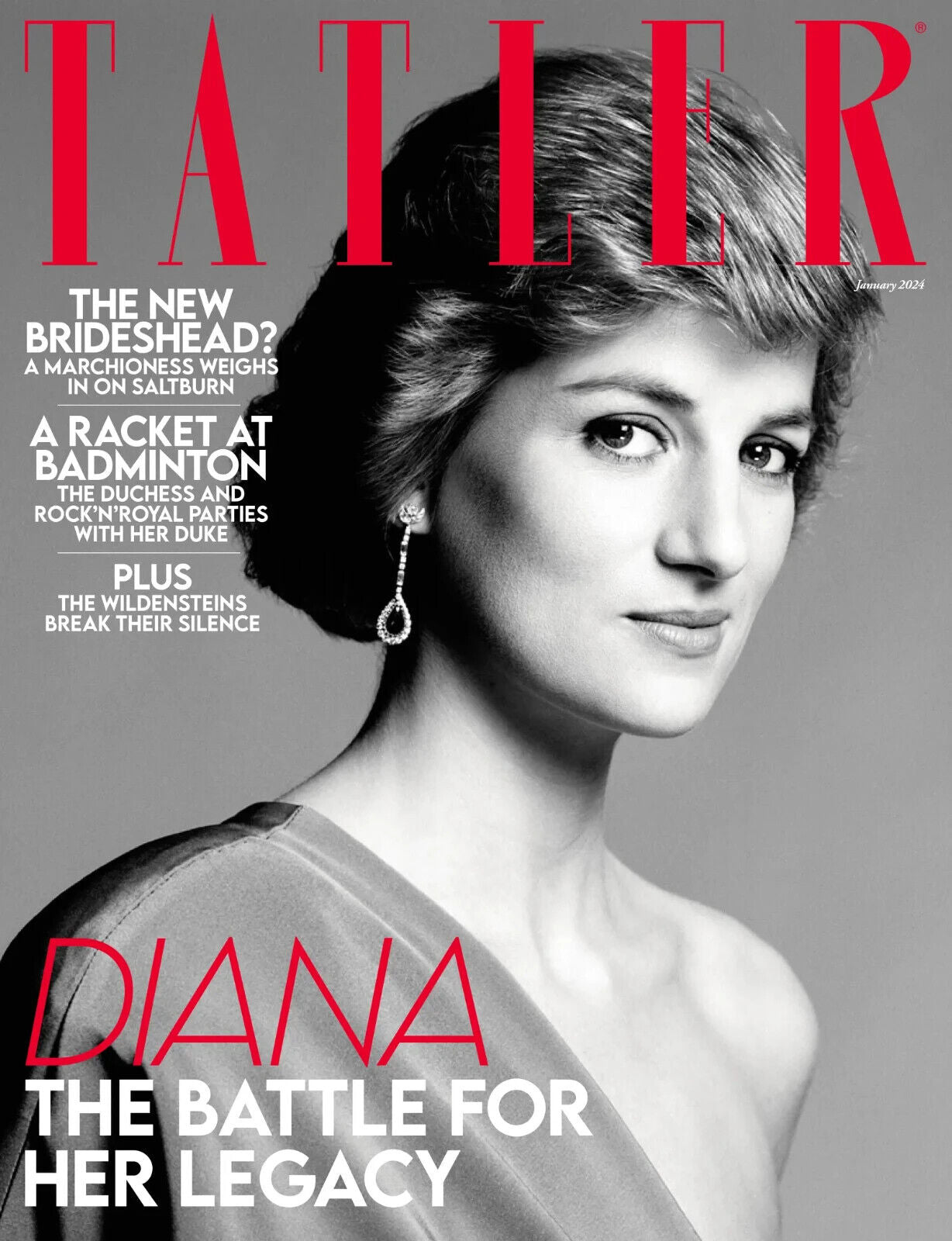 Tatler UK Magazine January 2025 Princess Diana The Battle For Her