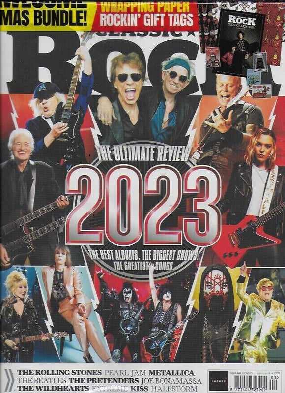 CLASSIC ROCK MAGAZINE JANUARY 2024 SLEEP TOKEN Kiss Rolling Stones The Beatles