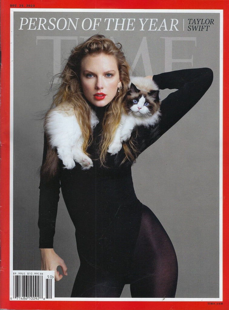 TIME Person Of The Year 2023 - Taylor Swift - Cat Cover #3