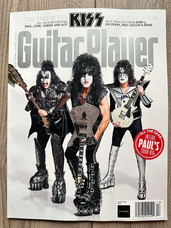 GUITAR PLAYER Holiday 2023 KISS The End ROAD CELEBRATION All New Interviews NEW