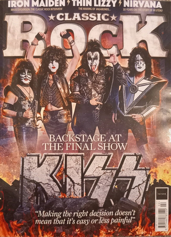 CLASSIC ROCK - Issue 323 / Feb 2024 KISS - Backstage at the Final Show (USA Customers only)