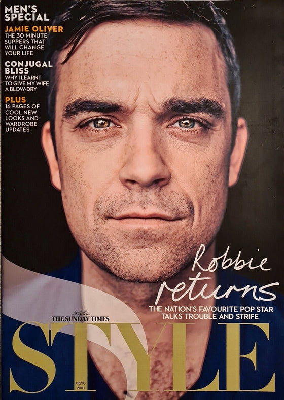 Sunday Times Style Magazine October 3rd 2010 - Robbie Williams