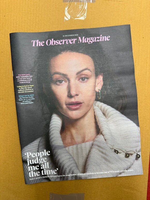 The Observer Magazine December 31 2023 Michelle Keegan