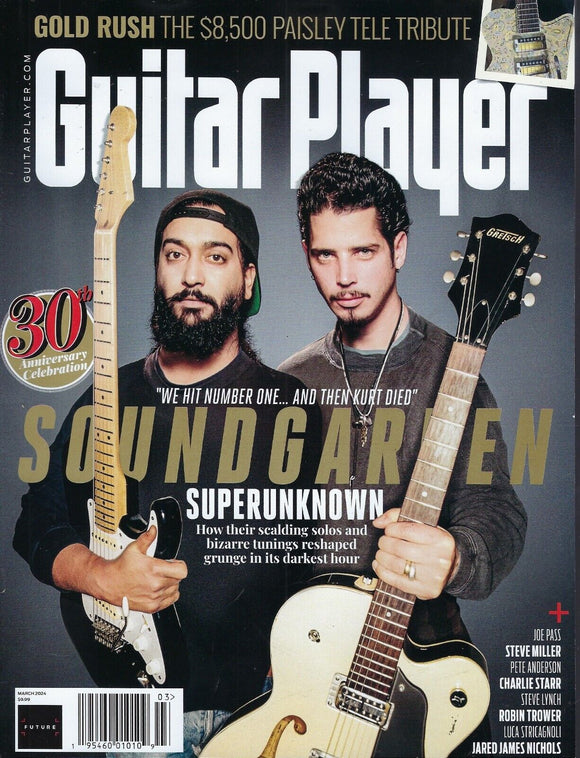 Guitar Player Magazine March 2024 SoundGarden Chris Cornell