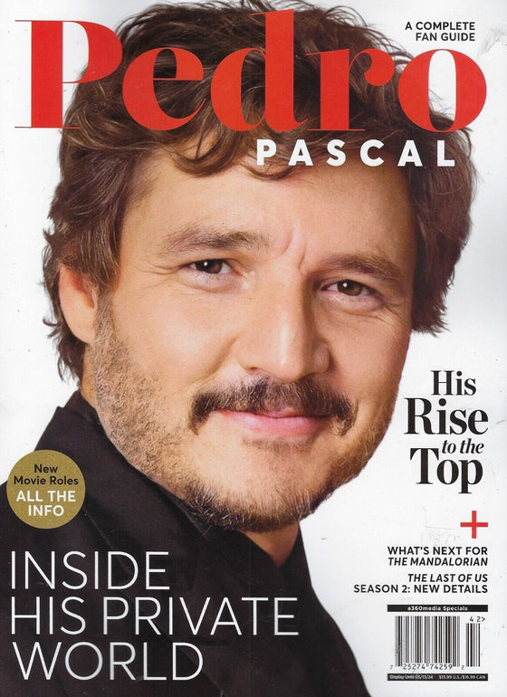 Pedro Pascal A Complete Fan Guide 98 Pages 2024 (FREE USA SHIPPING)