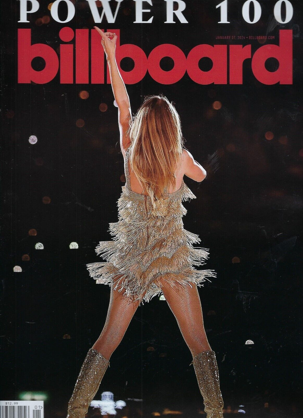 Billboard Magazine January 27th 2024 Taylor Swift Cover Power 100