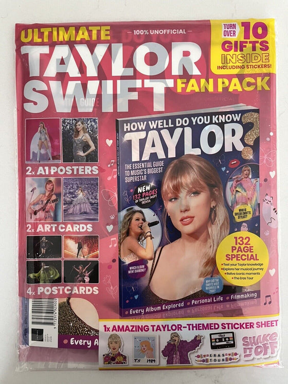 TAYLOR SWIFT UK ULTIMATE FAN PACK MAGAZINE & EXTRAS February 2024