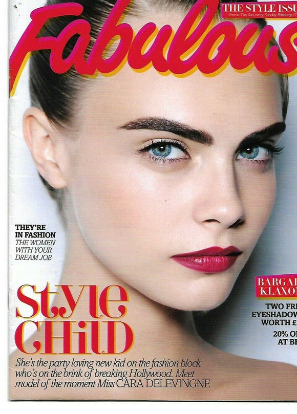 FABULOUS UK Magazine 17 February 2013 Cara Delevingne