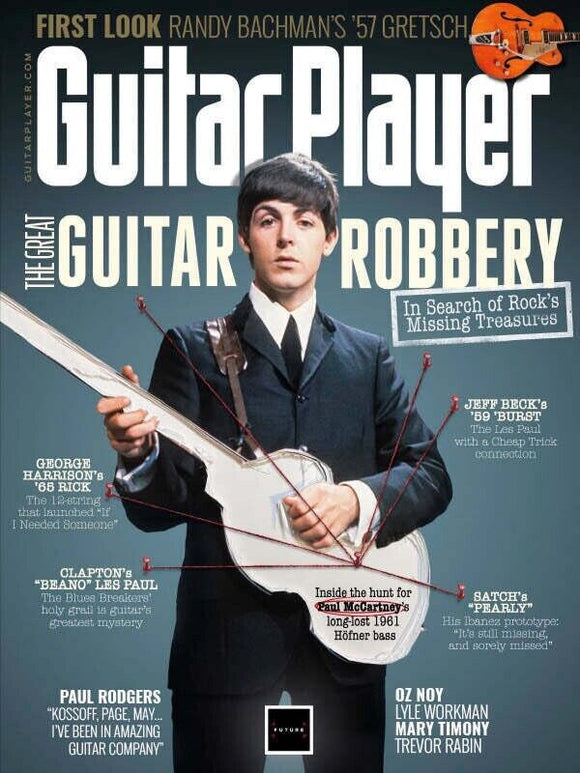 Guitar Player Magazine February 2024 PAUL MCCARTNEY Beatles