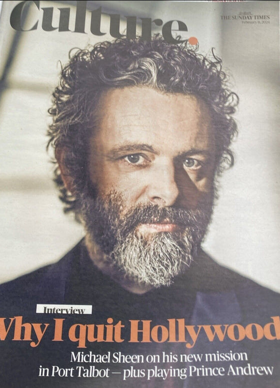 CULTURE Magazine 11/02/2024 Michael Sheen Cover - Bad Omens