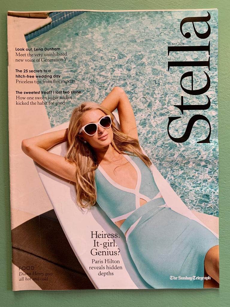 PARIS HILTON Photo Cover interview STELLA Magazine July 2014