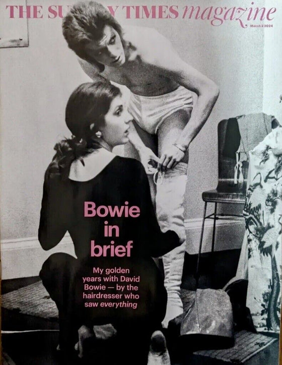 SUNDAY TIMES MAGAZINE - 3 March 2024 David Bowie