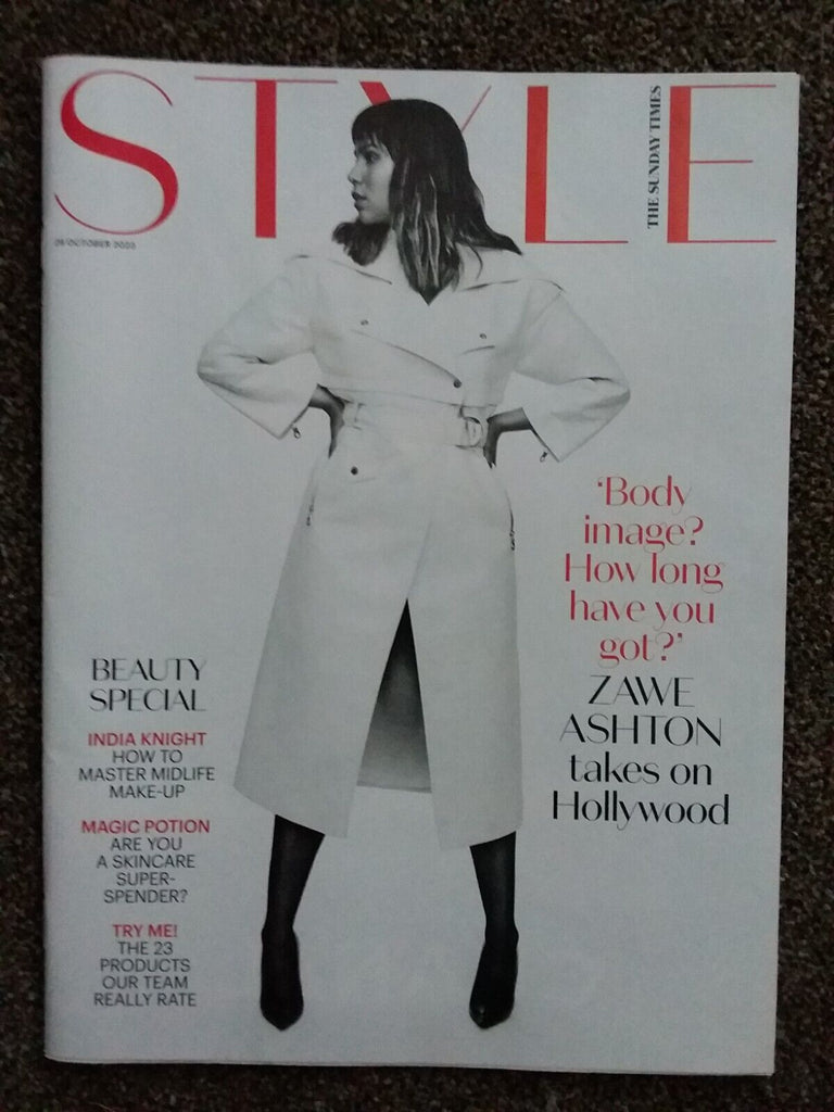 Zawe Ashton Tom Hiddleston The Sunday Times Style - 29 Oct 2023