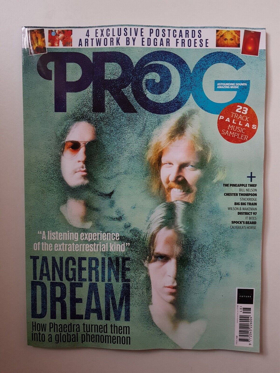 Prog magazine #148 2024 Prog Magazine Tangerine Dream & 4 Postcards