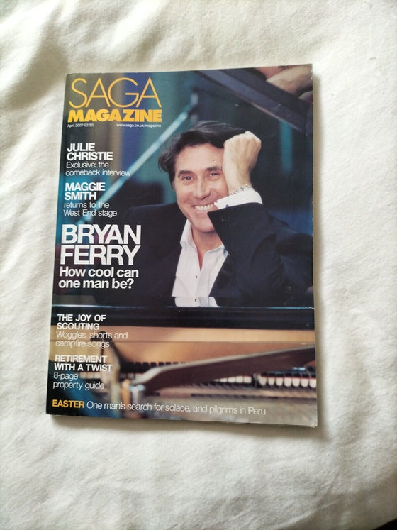 Bryan Ferry Of Roxy Music Saga Magazine April 2007
