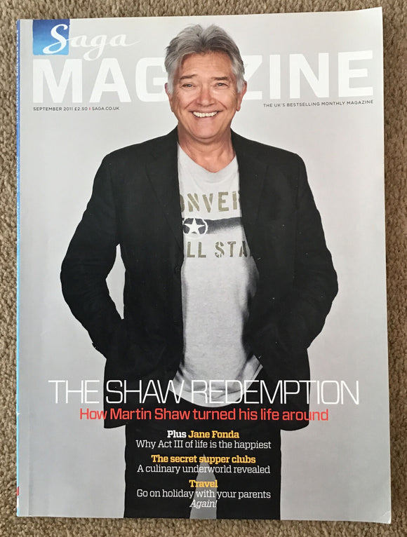 Saga Magazine Martin Shaw September 2011
