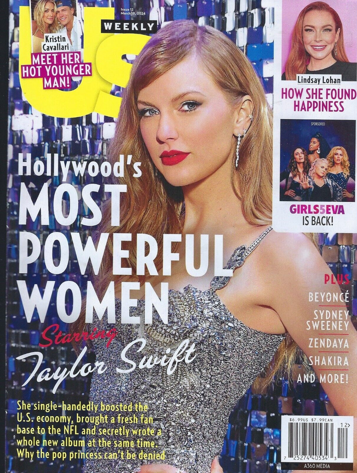 US Weekly Magazine March 18th 2024 Taylor Swift