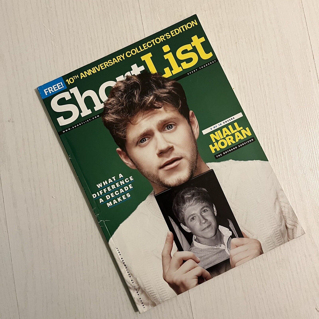 UK Shortlist Magazine 10th Anniversary Issue - Niall Horan One Direction Cover 1 of 10