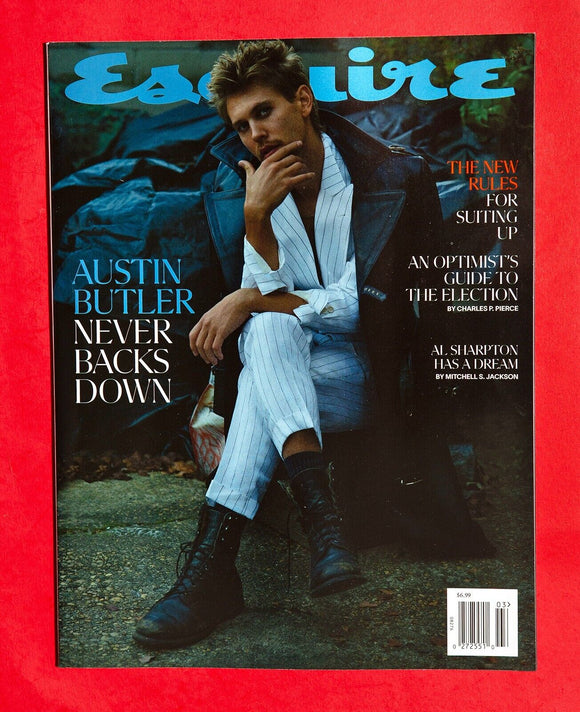 Esquire Magazine (US) - March 2024 - Austin Butler In Stock!