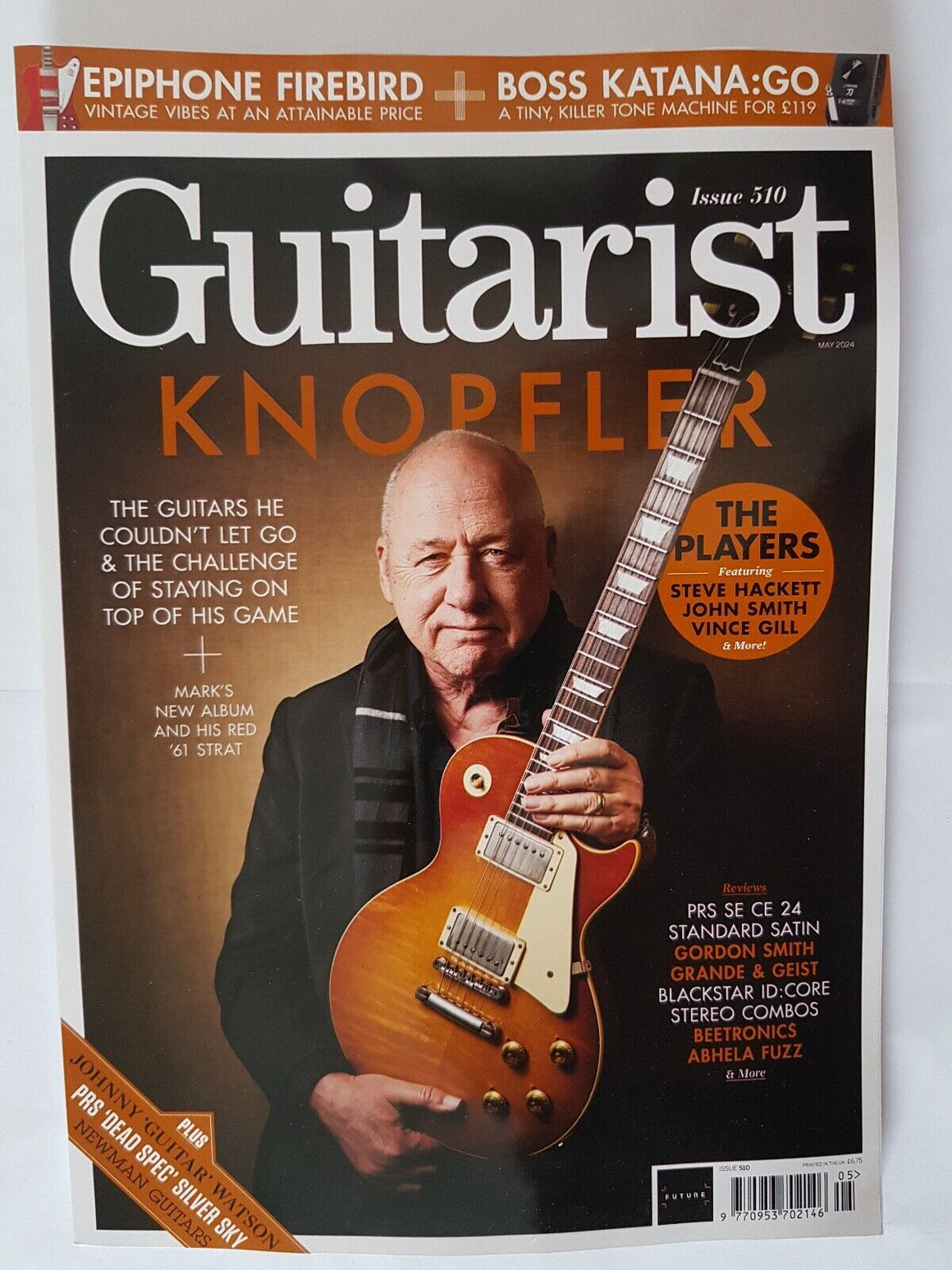 Guitarist Magazine #510 May 2024 Mark Knopfler Dire Straits