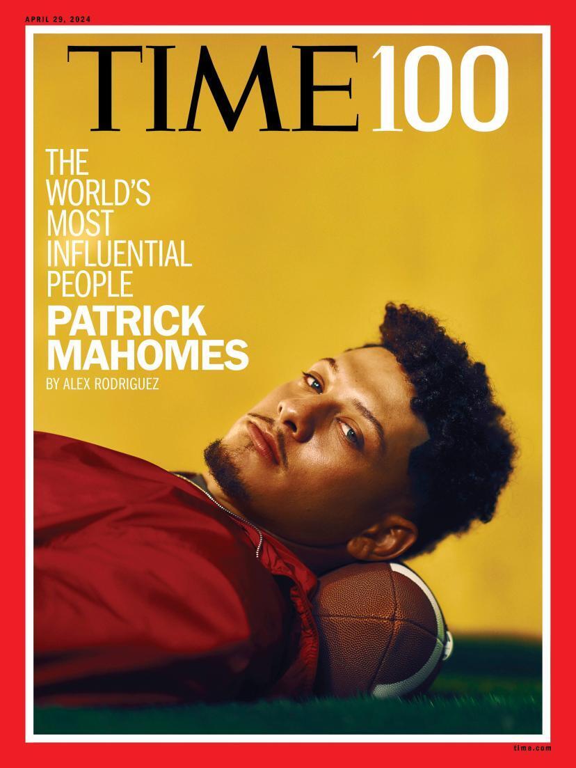 Most Influential Magazine TIME Magazine Chiefs Patrick Mahomes World's Most Influential People A ...