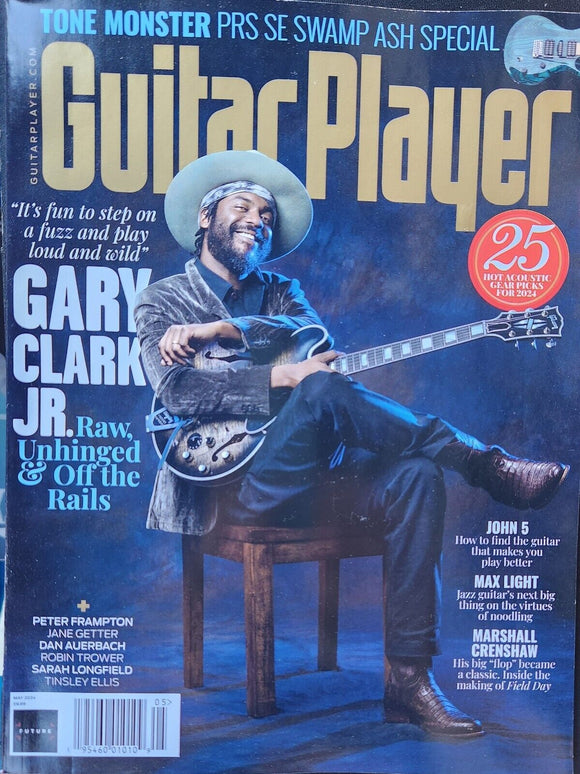GARY CLARK JR. - GUITAR PLAYER MAGAZINE - MAY 2024 - BRAND NEW