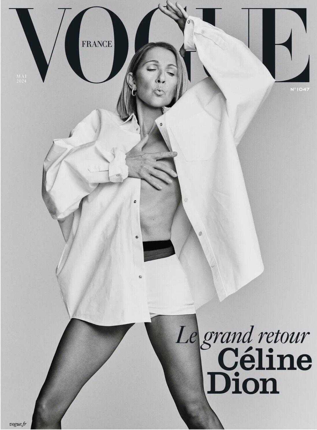 Vogue France Magazine May 2024 Le Grand Retour Celine Dion Cover #2