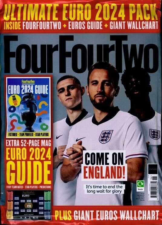 FOUR FOUR TWO MAGAZINE ISSUE 365 (ULTIMATE EURO 2024 PACK, EUROS GUIDE, WALLCHART)