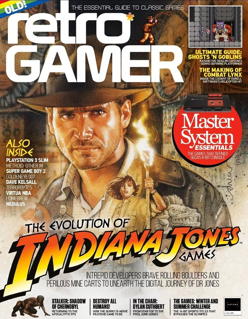 Retro Gamer magazine #271 2025 Evolution of Indiana Jones games + Master System