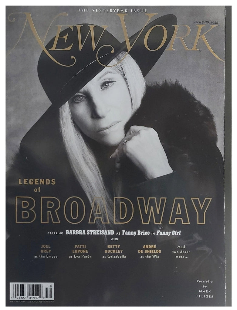NEW YORK MAGAZINE - APRIL 7-20, 2025 BARBRA STREISAND - BRAND NEW