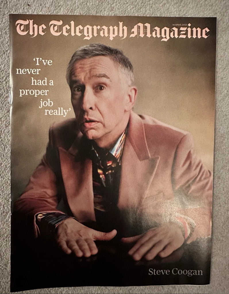 The Telegraph Magazine 19th April 2025 Steve Coogan