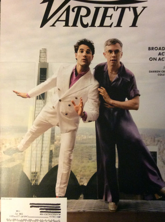 VARIETY MAGAZINE APRIL 2025: Darren Criss And Cole Escola